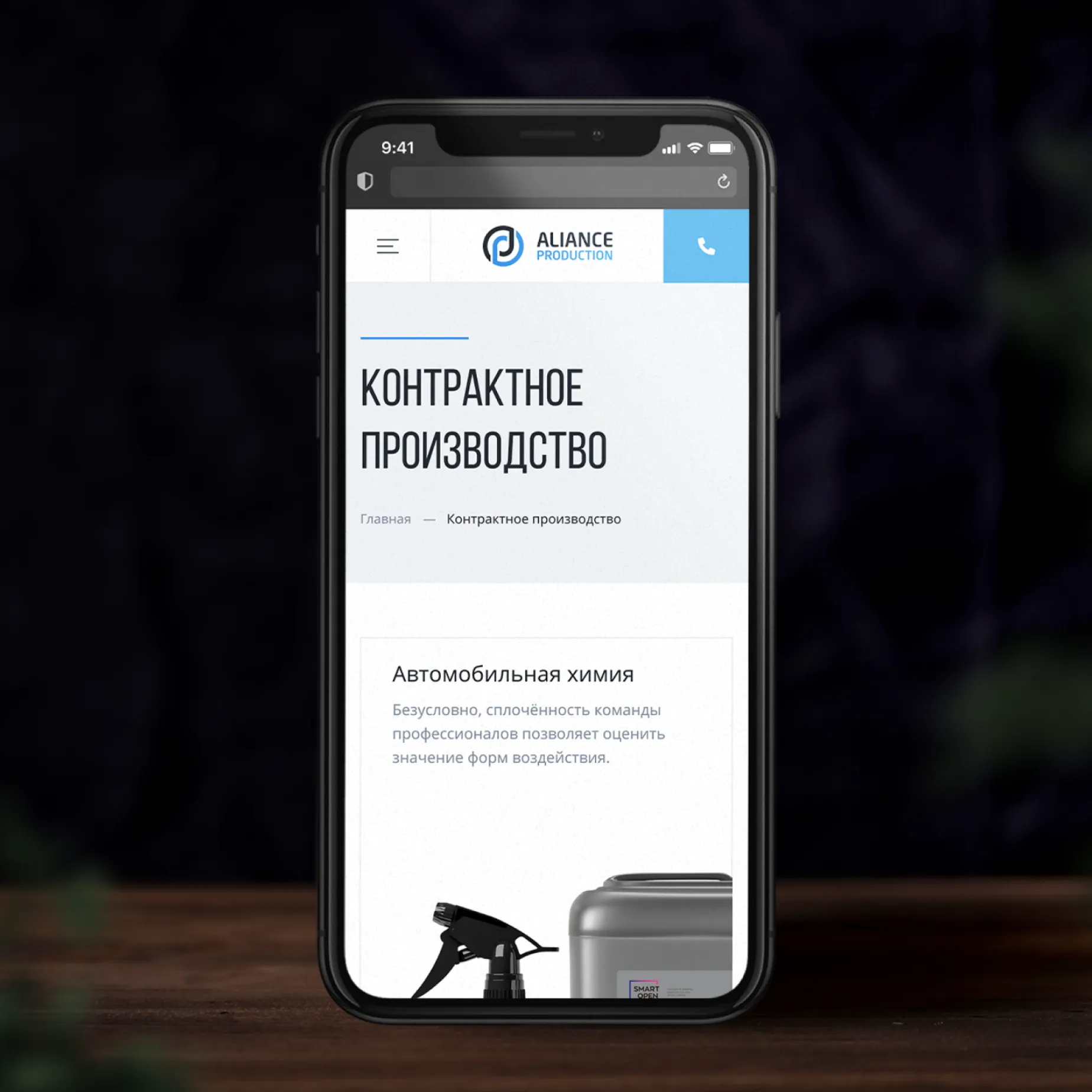 website frame