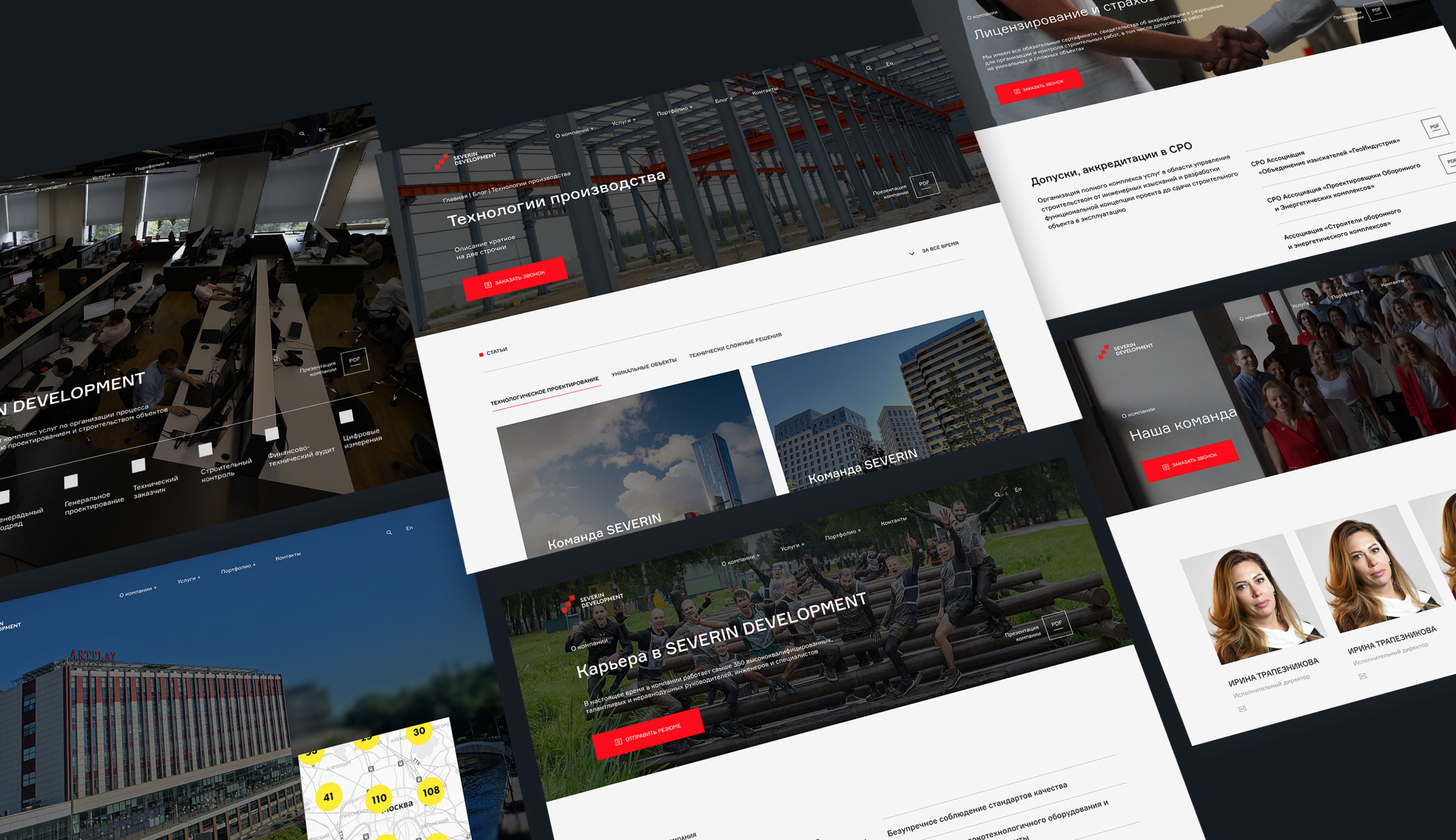 website mockup